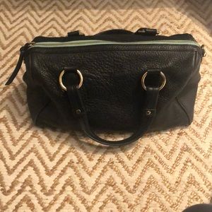 Cynthia Rowley Black Leather Satchel